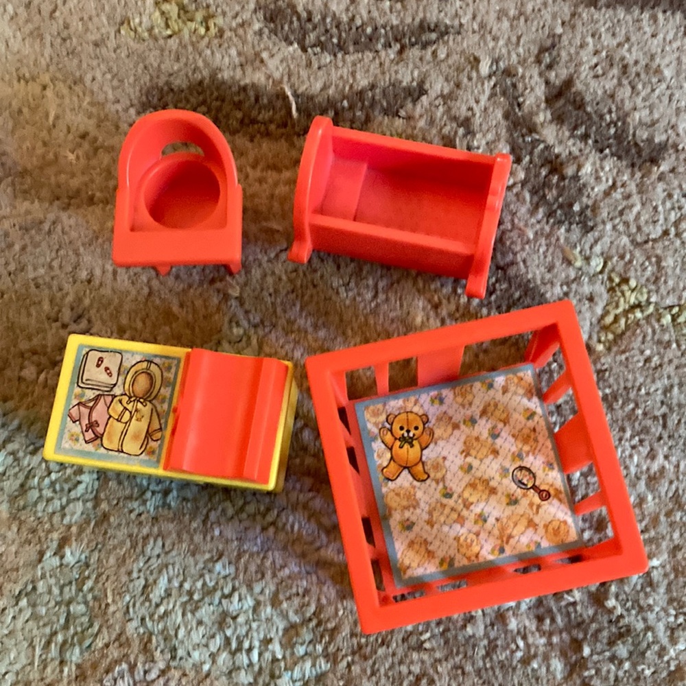 Vintage FISHER PRICE Baby Infant *Bundle/4* Pretend Play 1972